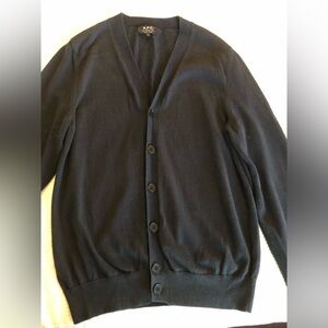 A.P.C.  Classic Black Cardigan